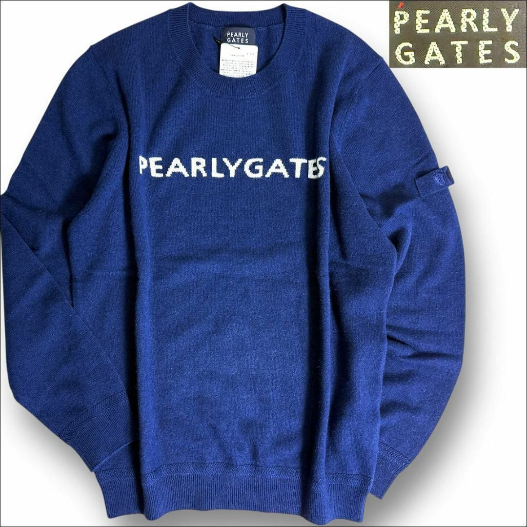 PEARLY GATES - J6123 新品 パーリーゲイツ ピュアカシミヤ PEARLY GATES - J6123 新品 パーリーゲイツ ピュアカシミヤ