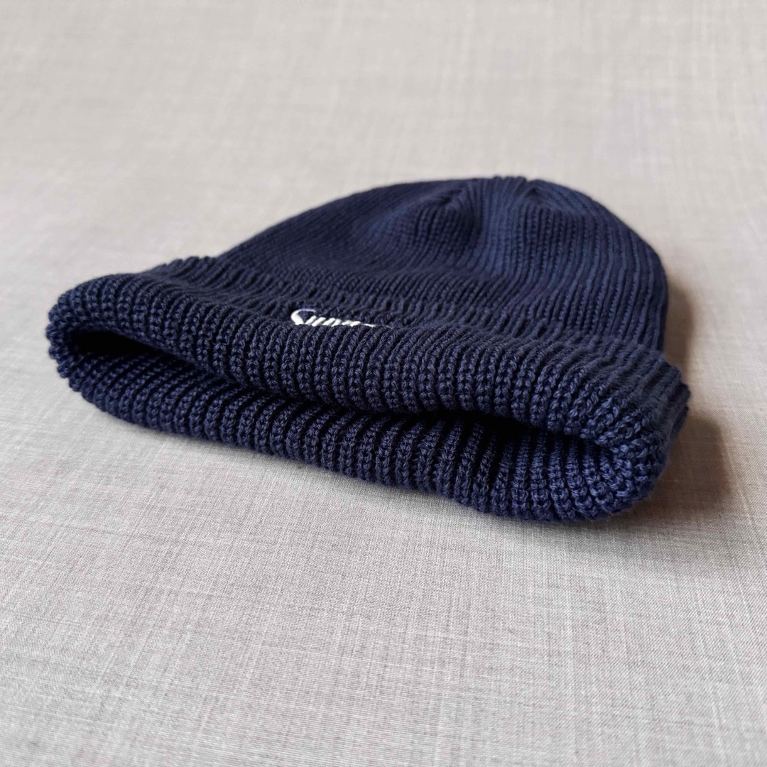 結婚祝い Supreme - 未使用 Supreme シュプリーム ニット帽 ビーニー ネイビーの通販 by marucoの部屋_プロフ必読|シュプリーム ならラクマ 帽子