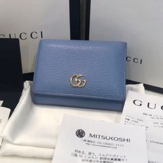 GUCCI - 美品✨GUCCI 三つ折り財布 プチマーモント 三越銀座店で GUCCI - 美品✨GUCCI 三つ折り財布 プチマーモント 三越銀座店で