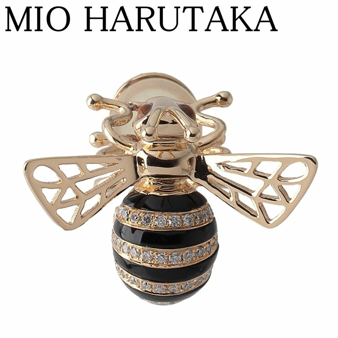 ミオハルタカ 蜂 ダイヤ イヤリング 0.160ct K18YG ミツバチ ミオハルタカ 蜂 ダイヤ イヤリング 0.160ct K18YG ミツバチ