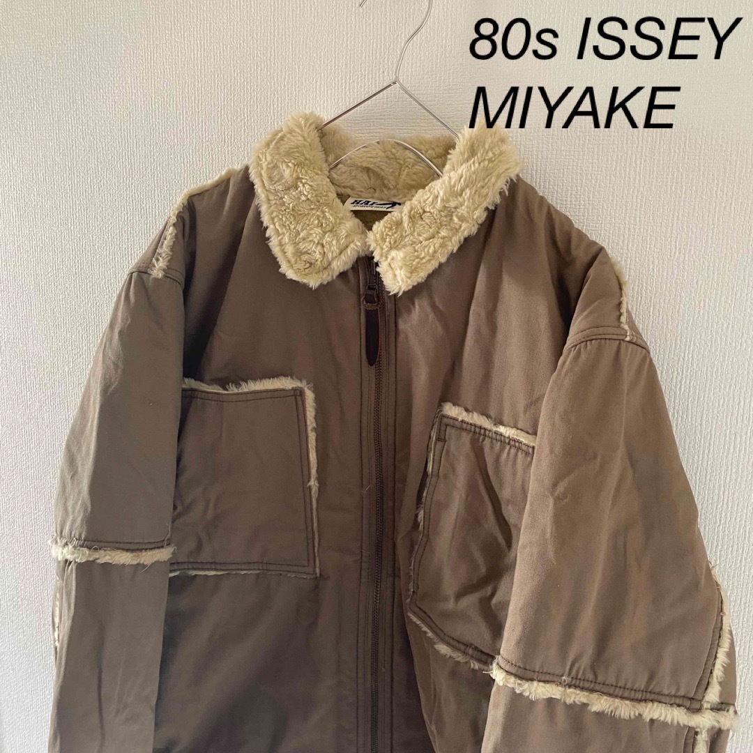 80sISSEYMIYAKEイッセイミヤケムートンジャケットアウターブルゾン 80sISSEYMIYAKEイッセイミヤケムートンジャケットアウターブルゾン