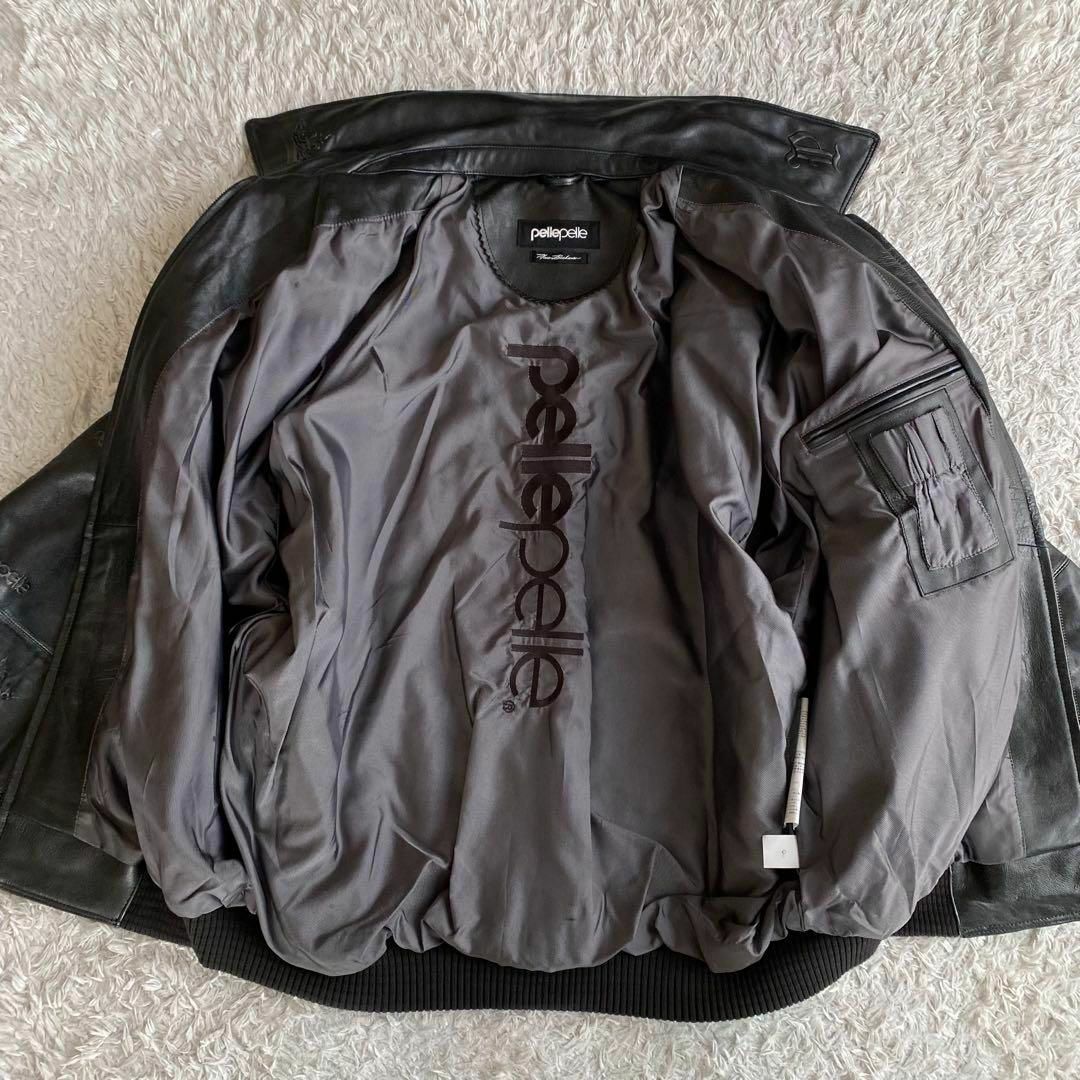 PELLE PELLE - 新品 PELLEPELLE MARC BUCHANAN エンボス加工 黒 PELLE PELLE - 新品 PELLEPELLE MARC BUCHANAN エンボス加工 黒