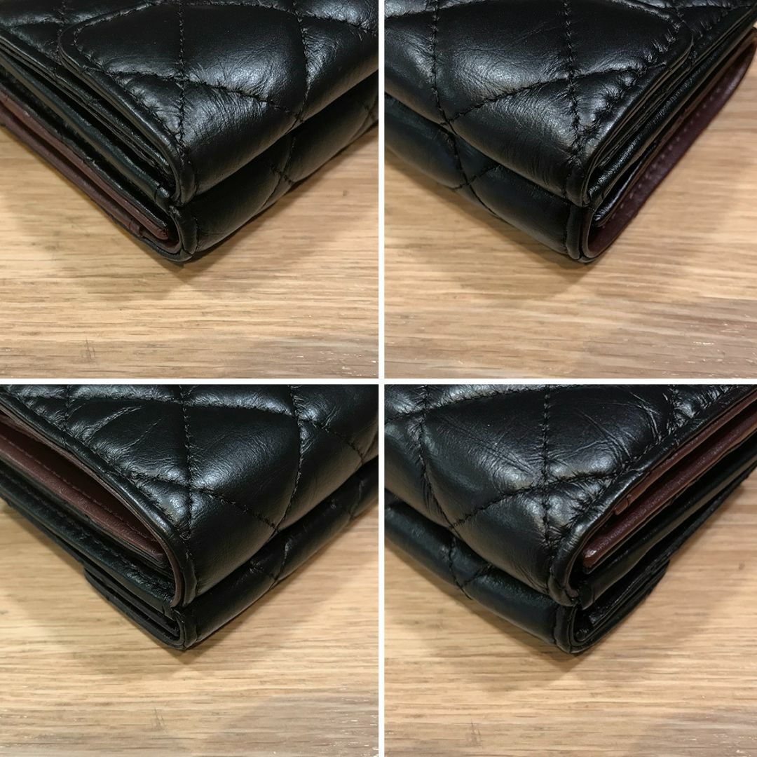 CHANEL - 新品未使用 シャネル 2.55 マトラッセ 3つ折り財布 CHANEL - 新品未使用 シャネル 2.55 マトラッセ 3つ折り財布
