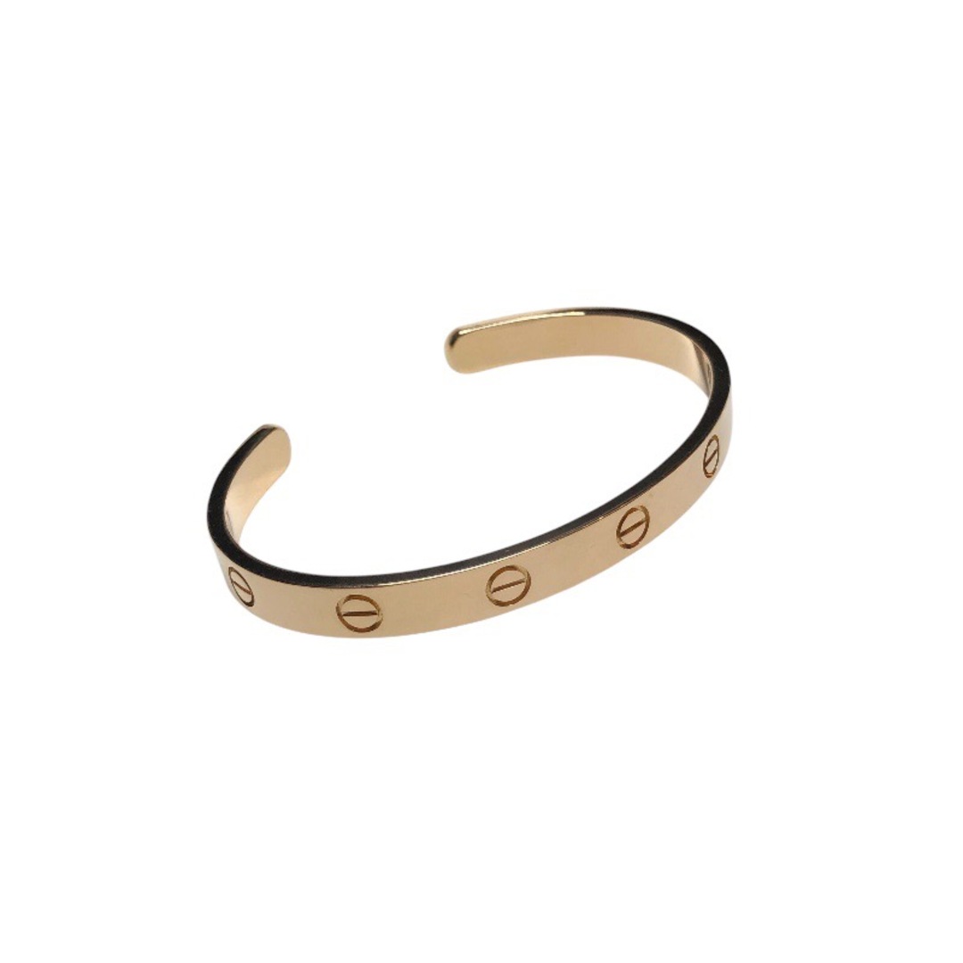 Cartier - 　カルティエ Cartier オープンラブブレス K18ピンクゴールド ジュエリー