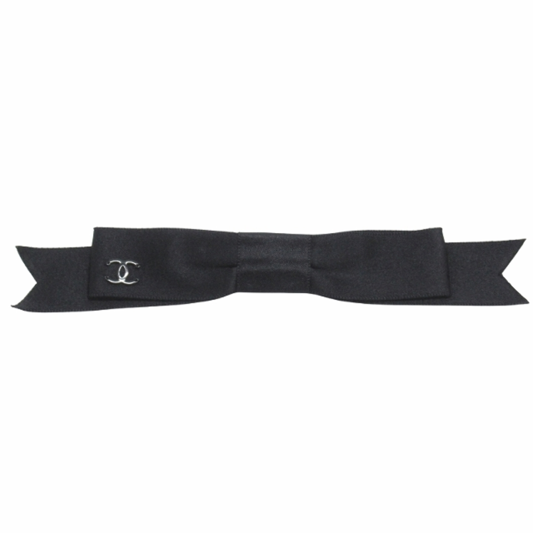 CHANEL - 美品 15A シャネル CHANEL ココマーク 金具 リボン バレッタ▽12