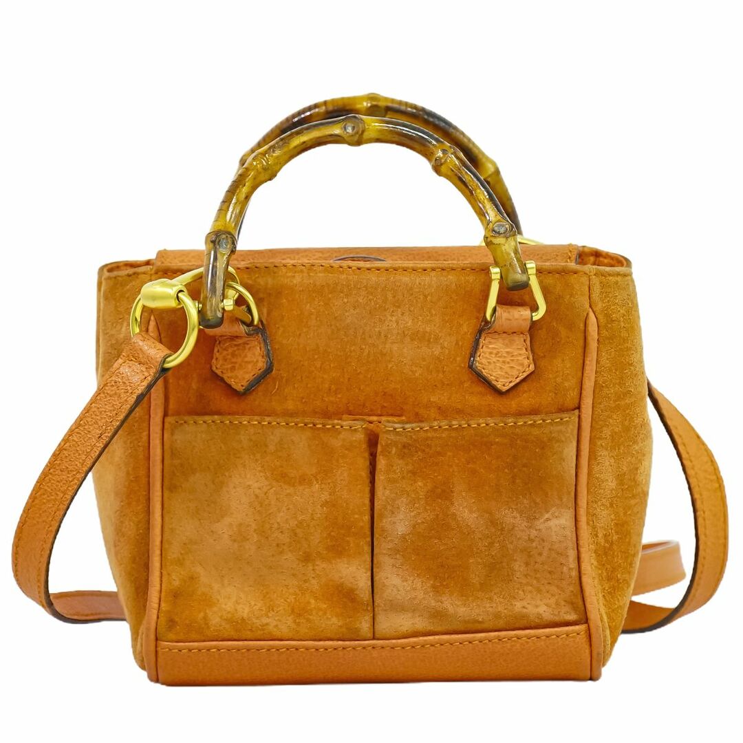 GUCCI - 本物 グッチ GUCCI バンブー 2WAY ショルダーバッグ GUCCI - 本物 グッチ GUCCI バンブー 2WAY ショルダーバッグ