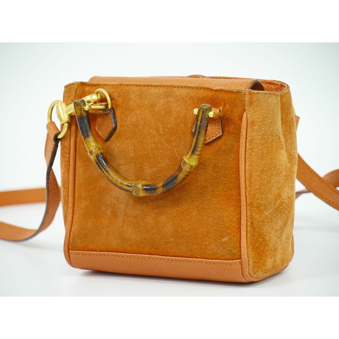 GUCCI - 本物 グッチ GUCCI バンブー 2WAY ショルダーバッグ GUCCI - 本物 グッチ GUCCI バンブー 2WAY ショルダーバッグ