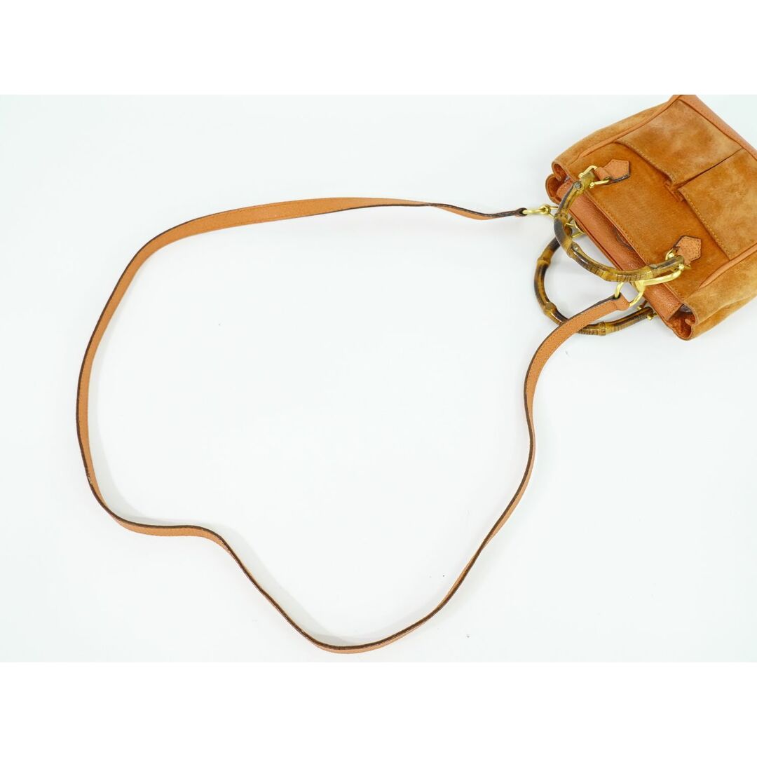 GUCCI - 本物 グッチ GUCCI バンブー 2WAY ショルダーバッグ GUCCI - 本物 グッチ GUCCI バンブー 2WAY ショルダーバッグ