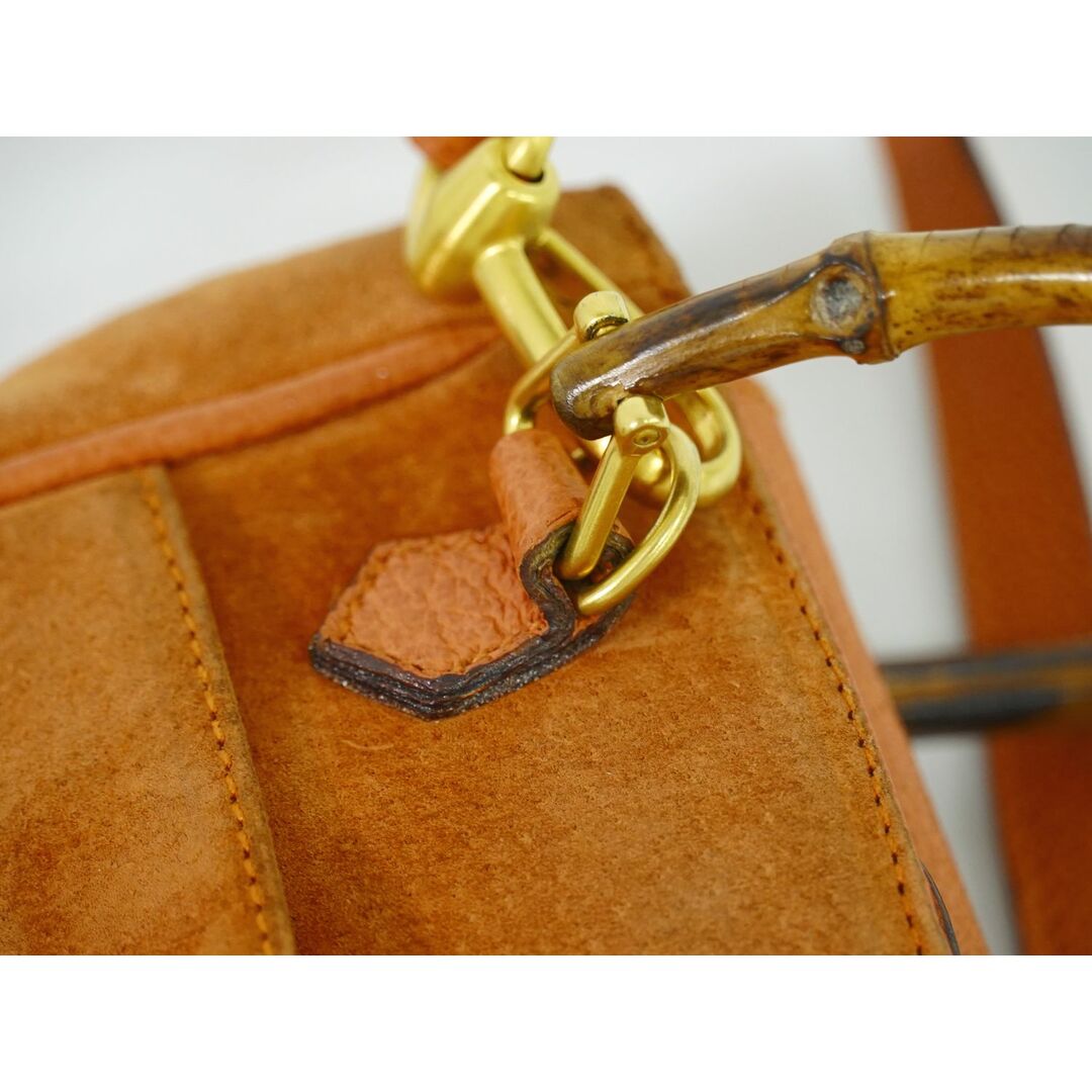 GUCCI - 本物 グッチ GUCCI バンブー 2WAY ショルダーバッグ GUCCI - 本物 グッチ GUCCI バンブー 2WAY ショルダーバッグ