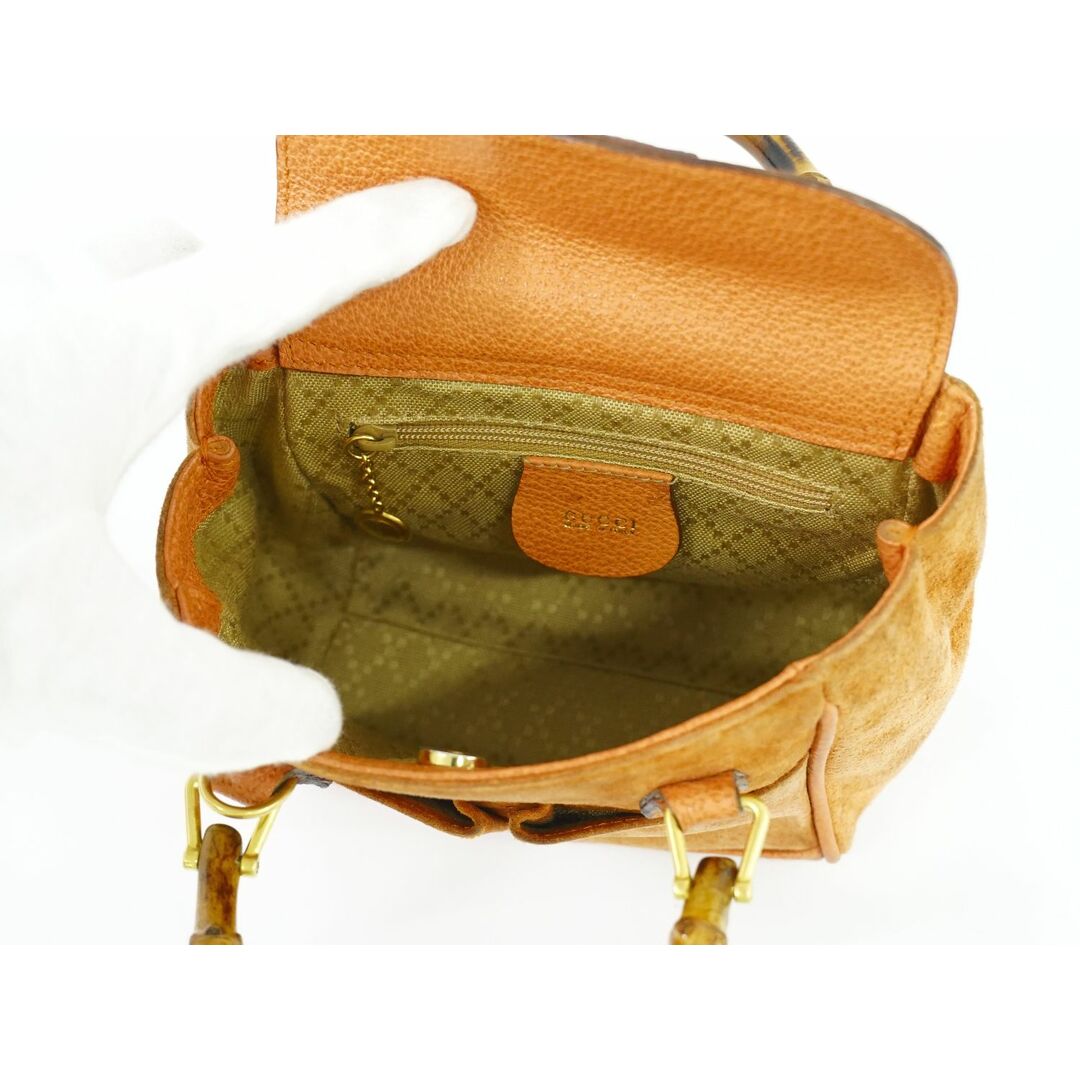GUCCI - 本物 グッチ GUCCI バンブー 2WAY ショルダーバッグ GUCCI - 本物 グッチ GUCCI バンブー 2WAY ショルダーバッグ
