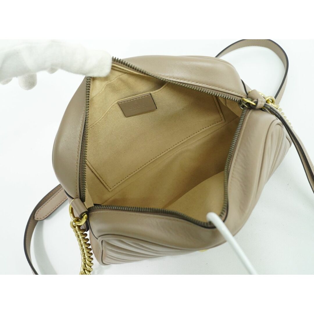 GUCCI - 本物 グッチ GUCCI GGマーモント キルティング スモール GUCCI - 本物 グッチ GUCCI GGマーモント キルティング スモール