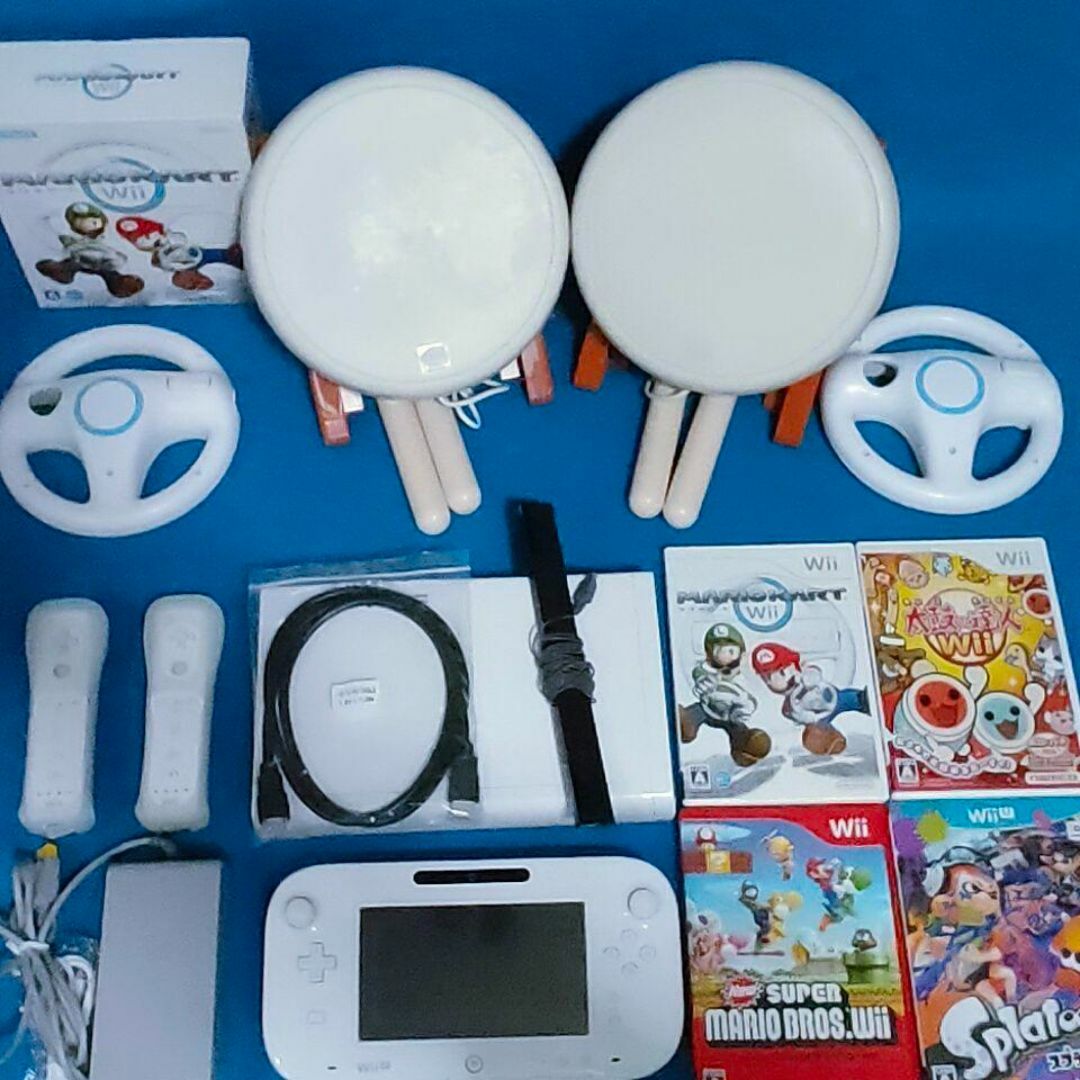 Wii U - 太鼓の達人 WiiU本体セット マリオカートハンドル Wii U - 太鼓の達人 WiiU本体セット マリオカートハンドル