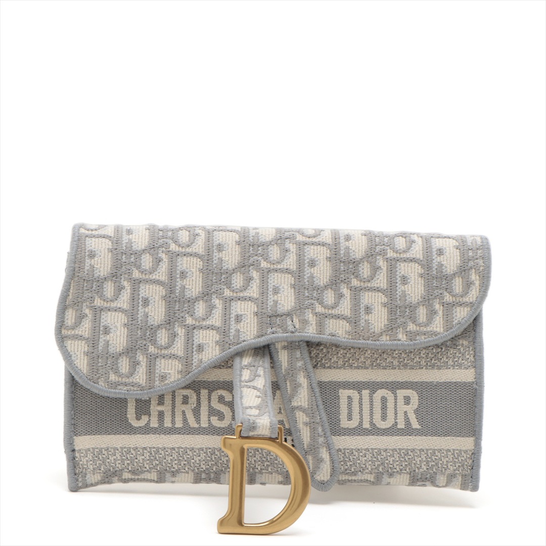Christian Dior - クリスチャンディオール サドル キャンバス  グレー レディース ウエスト