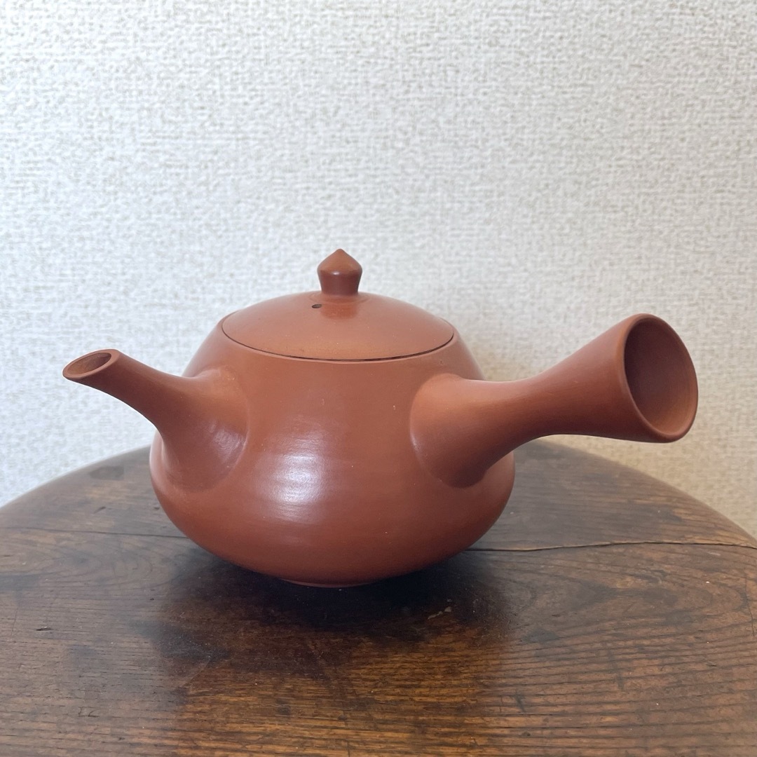 相川無名異 急須 佐渡金山 煎茶道具 朱泥 横手急須 台湾茶器 相川無名異 急須 佐渡金山 煎茶道具 朱泥 横手急須 台湾茶器