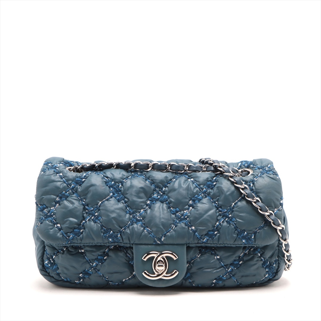 CHANEL - シャネル  ナイロン  ブルー レディース ショルダーバッグ