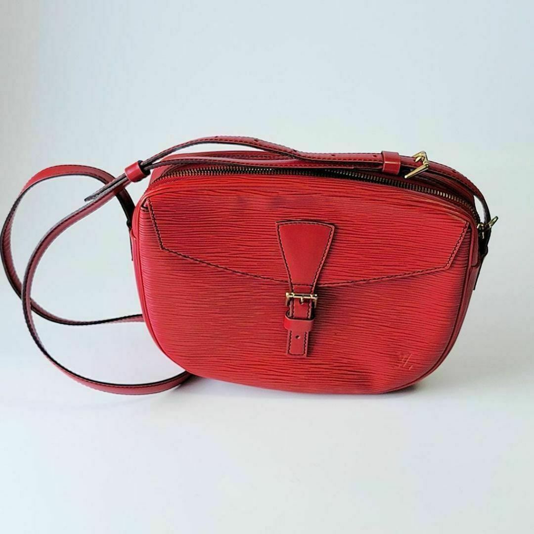 LOUIS VUITTON - ルイヴィトン　エピ　ジュヌフィーユ　ショルダーバッグ　赤　レッド