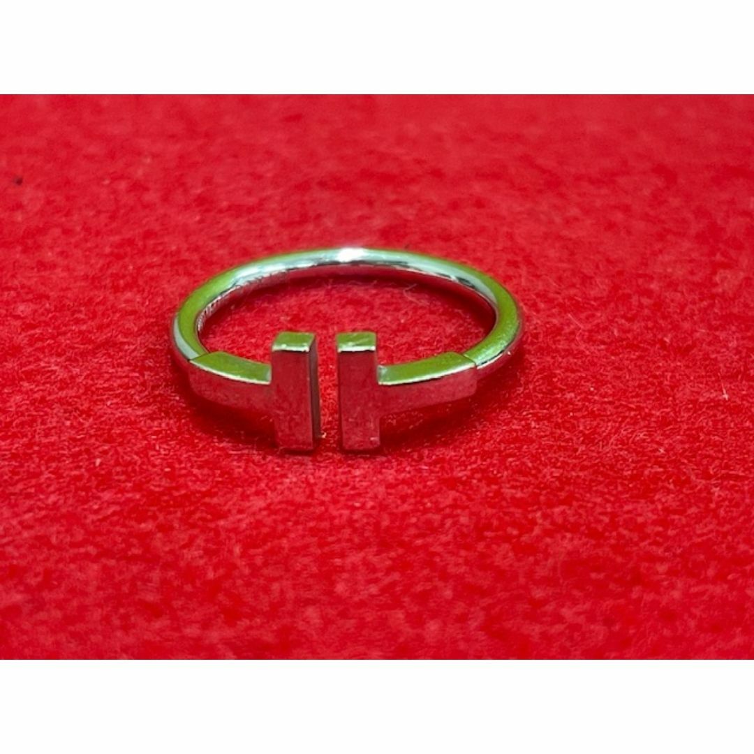 Tiffany & Co. - TIFFANY&Co. ティファニー TワイヤーリングAU750 10号 即送