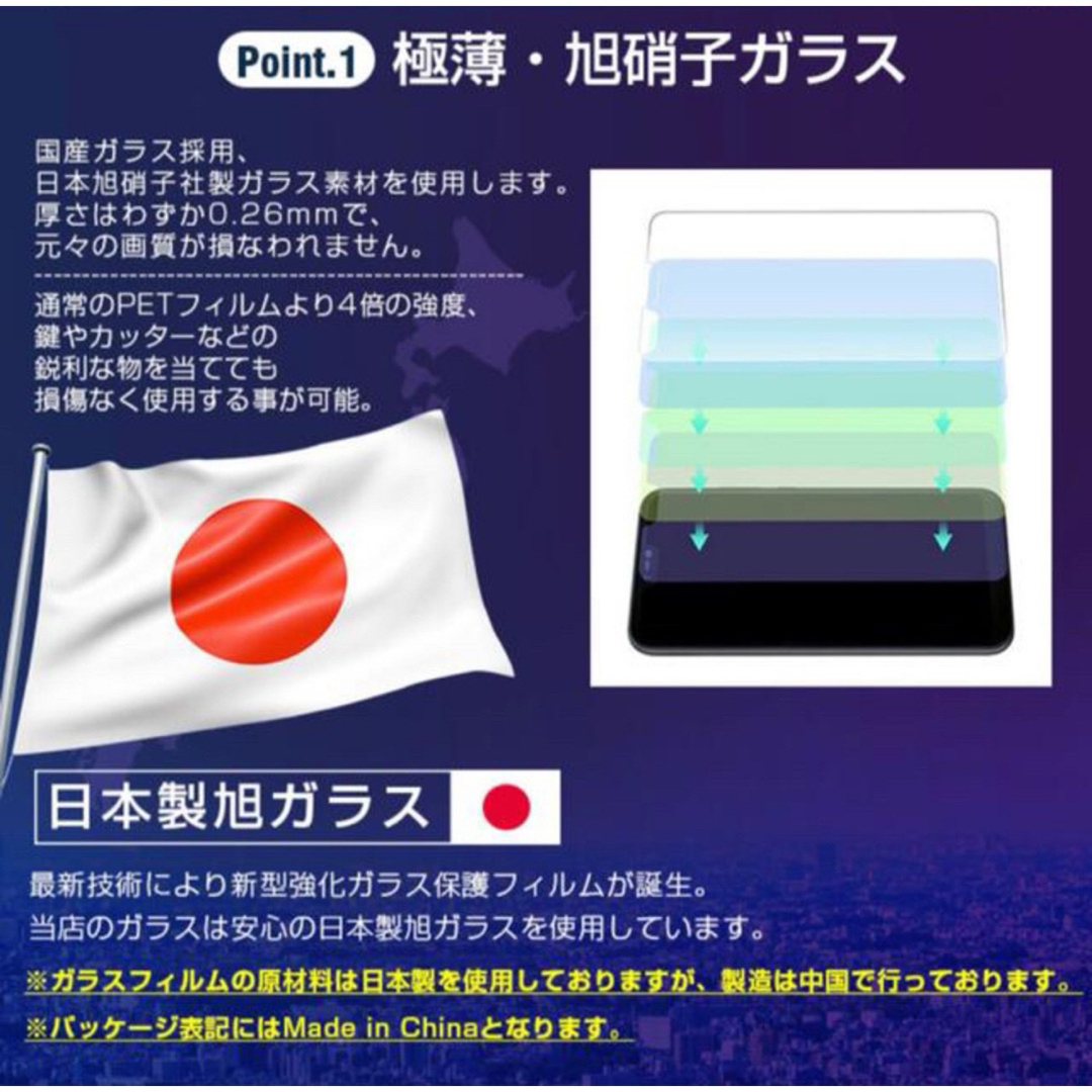 【iPhone12】保護フィルム📱🌈 スマホ/家電/カメラのスマホアクセサリー(保護フィルム)の商品写真