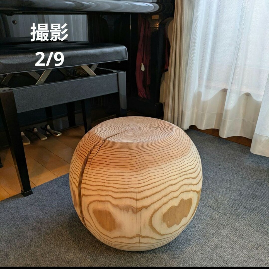 杉 丸型 切り株 丸太 椅子 スツール 高さ約34㎝の通販 by NAKA's 杉 丸型 切り株 丸太 椅子 スツール 高さ約34㎝の通販 by NAKA's