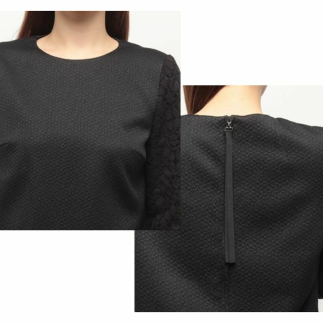 84,700円新品【レリアン】袖レース切替 ワンピース 黒 13 84,700円新品【レリアン】袖レース切替 ワンピース 黒 13