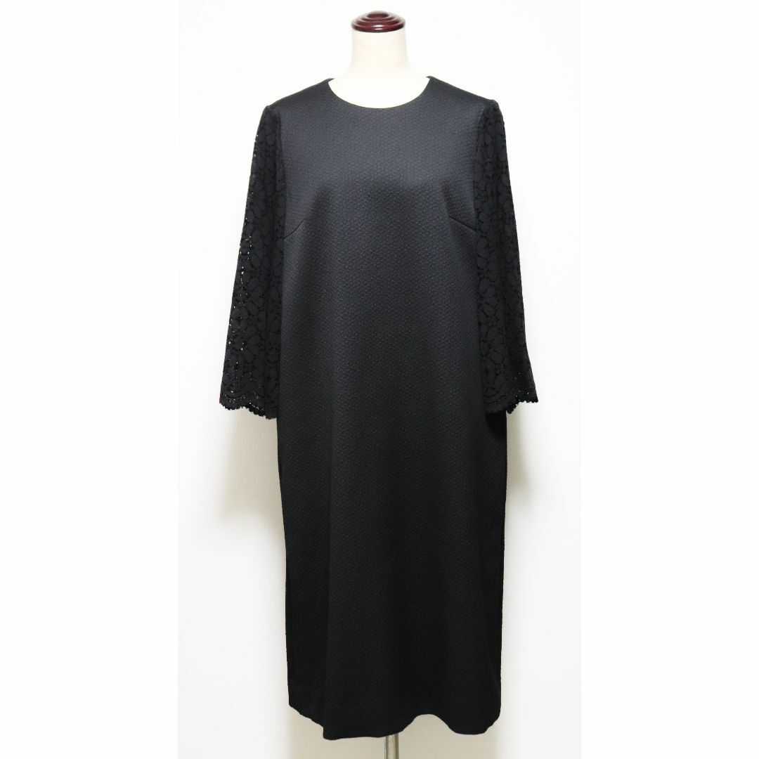 84,700円新品【レリアン】袖レース切替 ワンピース 黒 13 84,700円新品【レリアン】袖レース切替 ワンピース 黒 13