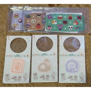 あつまれどうぶつの森　ふせん&スライダーポーチ　セブンイレブン限定(キャラクターグッズ)