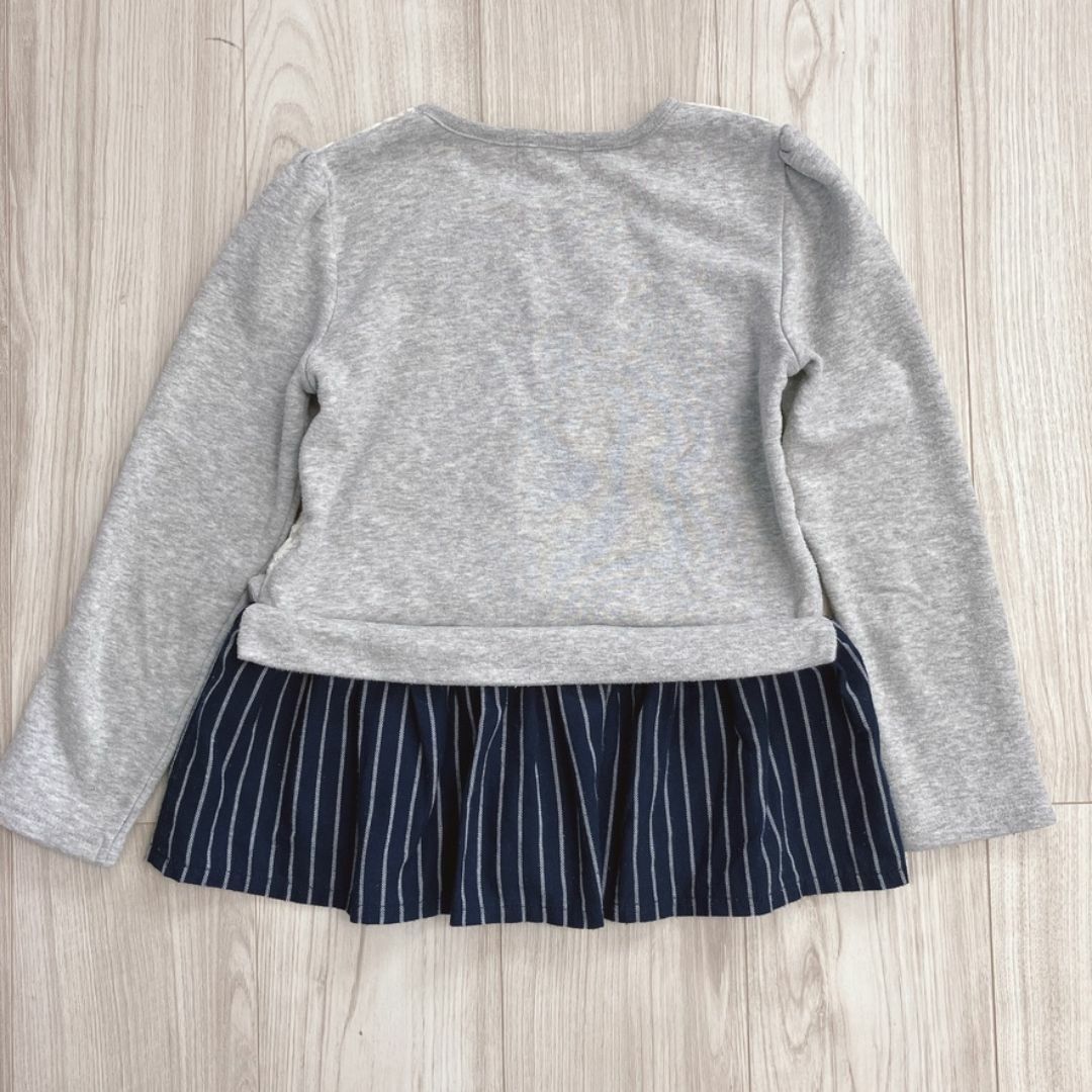 130 ラプチリリー 秋冬　裏起毛　カットソー　プルオーバー　チュニック　重着風 キッズ/ベビー/マタニティのキッズ服女の子用(90cm~)(Tシャツ/カットソー)の商品写真