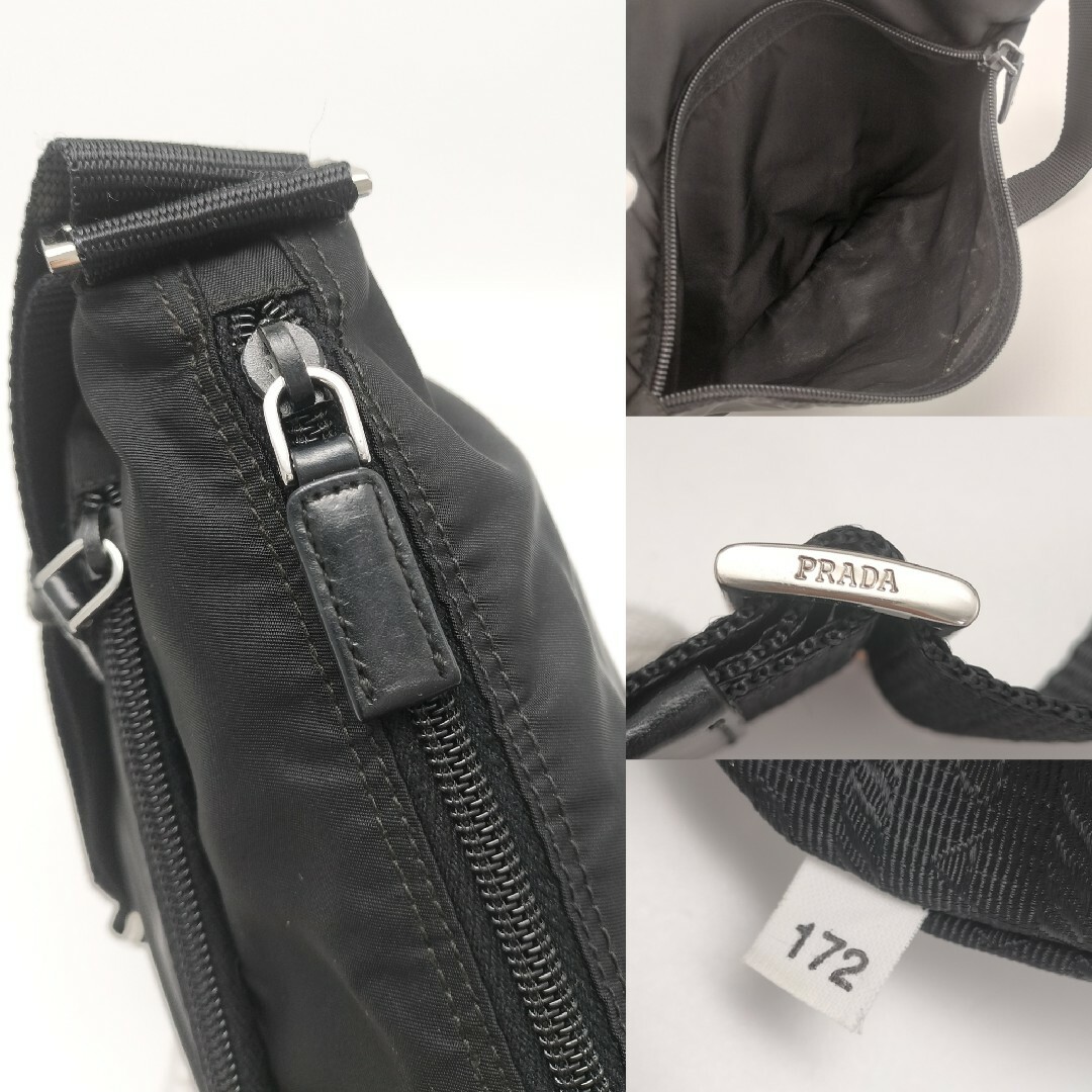 PRADA - 極美品✨プラダ ショルダーバッグ ナイロン レザー PRADA - 極美品✨プラダ ショルダーバッグ ナイロン レザー