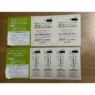 御在所ロープウェイ&リフト　乗車券（2名往復分）(その他)