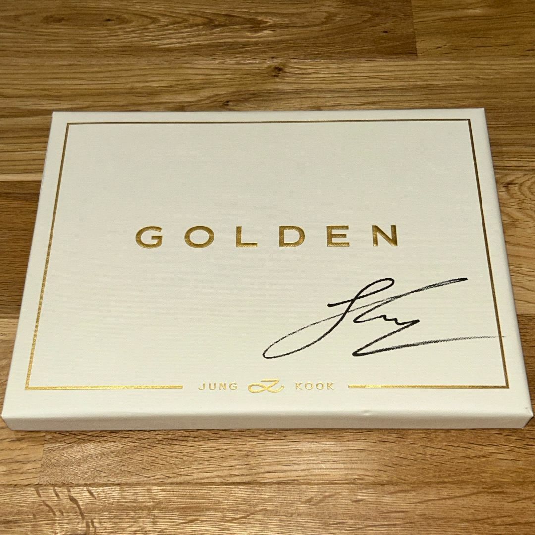 ジョングク(BTS) 直筆サイン「GOLDEN」SOLID ver.CD
