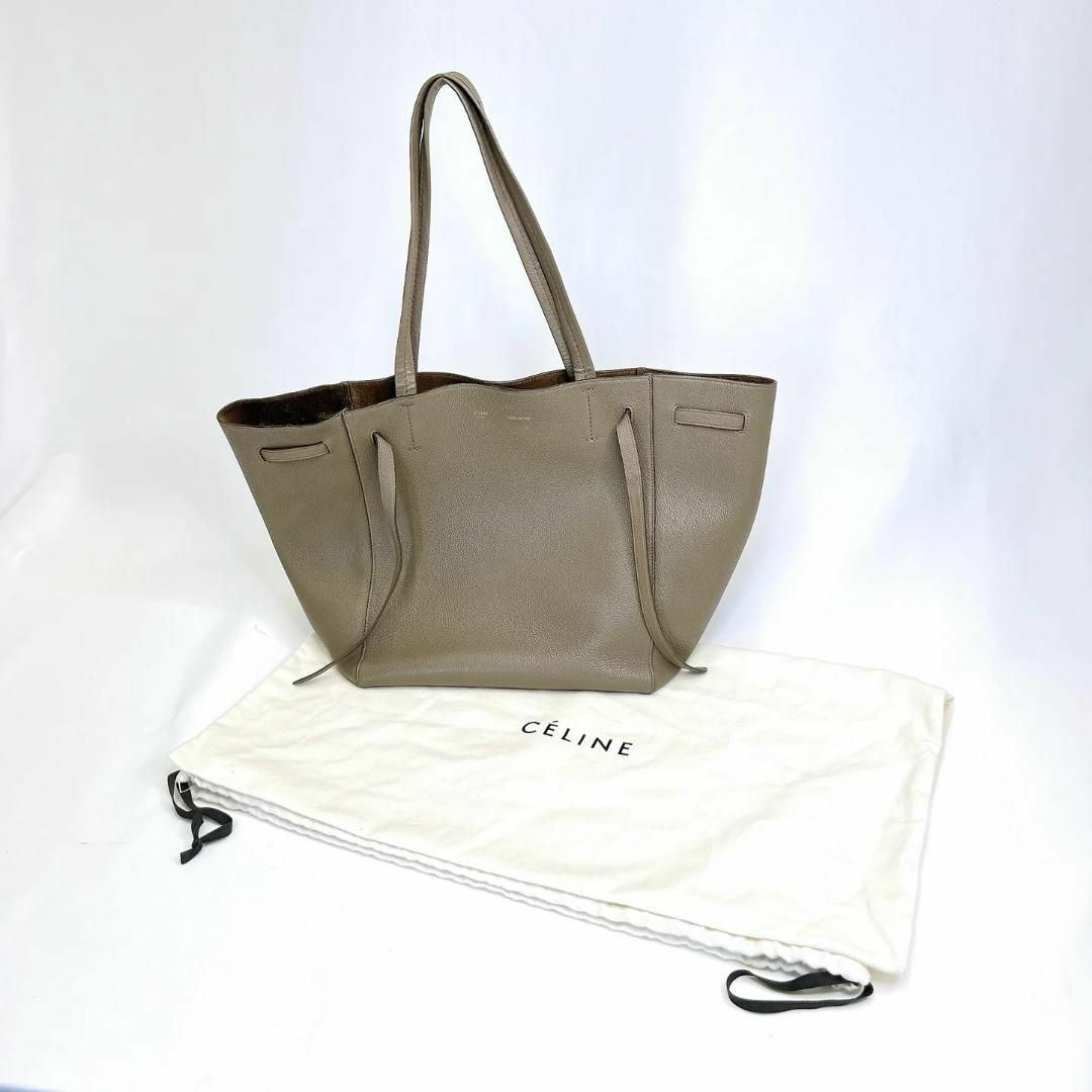 CELINE - セリーヌ カバファントム レザー トートバッグ CELINE - セリーヌ カバファントム レザー トートバッグ