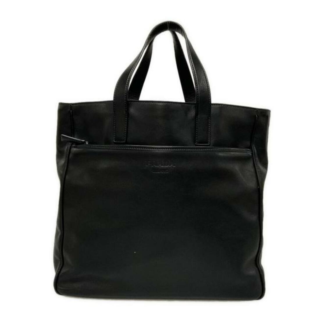 PRADA - PRADA(プラダ) トートバッグ - 黒 レザーの通販 by PRADA - PRADA(プラダ) トートバッグ - 黒 レザーの通販 by