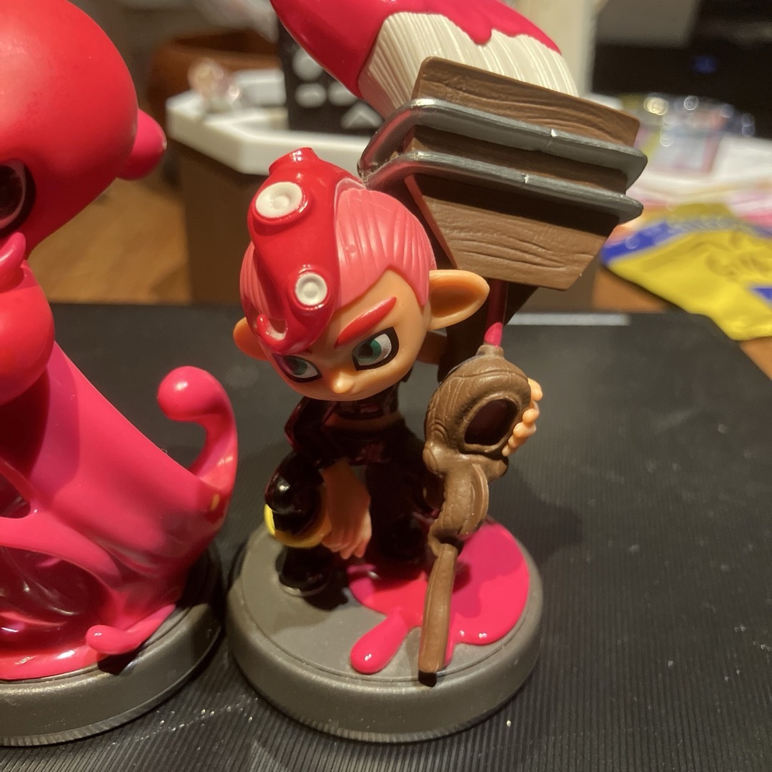美品 スプラトゥーン フィギュア 初期化済4体セット アミーボ