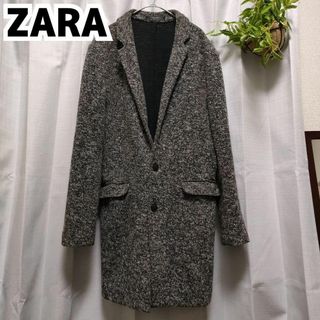 ZARA - ☆ZARA ザラ メルトン ウール コート チェスターコート ZARA - ☆ZARA ザラ メルトン ウール コート チェスターコート