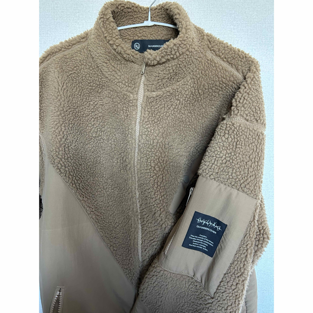 UNDERCOVER - GU × UNDERCOVER ボアフリースジャケット Lサイズ UNDERCOVER - GU × UNDERCOVER ボアフリースジャケット Lサイズ