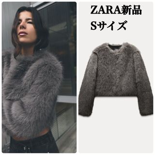 anostudios 24AW か黒 ショートフェイクファーコート anostudios 24AW か黒 ショートフェイクファーコート