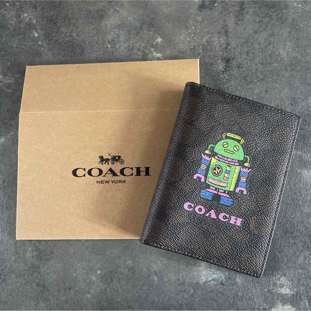 新品】COACH コーチ パスポートカバー コズミック 財布 ギフト 新品】COACH コーチ パスポートカバー コズミック 財布 ギフト