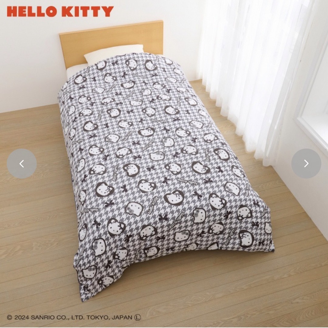 サンリオ - 新品未使用 千鳥柄 リボン モノクロ サンリオ キティ サンリオ - 新品未使用 千鳥柄 リボン モノクロ サンリオ キティ