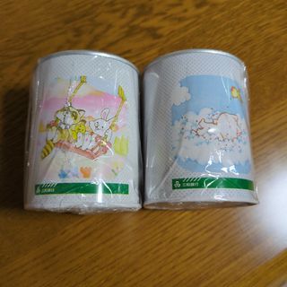 昭和レトロ　三和銀行　缶型貯金箱　未開封新品　2個セット(置物)