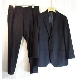 ジョルジオアルマーニ(Giorgio Armani)のkazu様専用54☆極美品☆アルマーニ黒ラベル SOHO シルク混２釦スーツ(セットアップ)