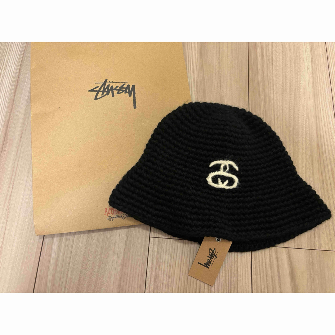 old Stussy SSロゴ バケットハット 渋 L/XL モノグラム old Stussy SSロゴ バケットハット 渋 L/XL モノグラム