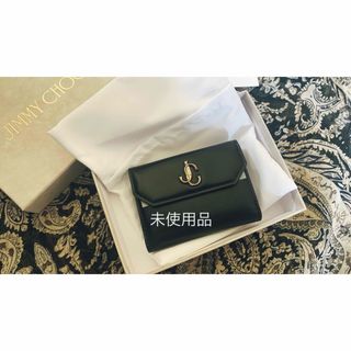 ジミーチュウ(JIMMY CHOO)の未使用品 JIMMY CHOO スムースカーフレザー・ウォレット(財布)