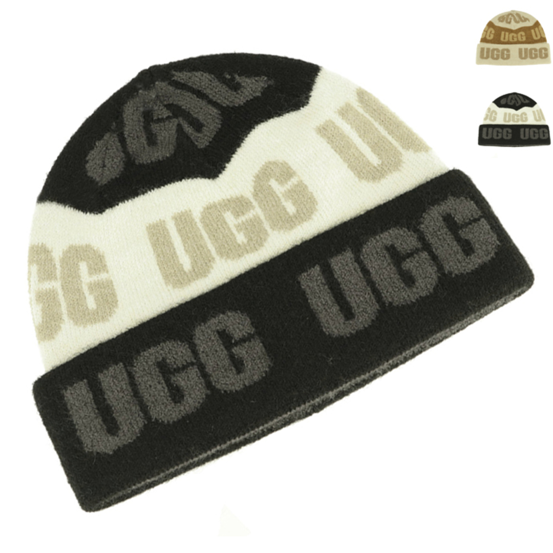 UGG - アグ UGG ニットキャップ W UGG GRAPHIC LOGO BEANIE UGG - アグ UGG ニットキャップ W UGG GRAPHIC LOGO BEANIE