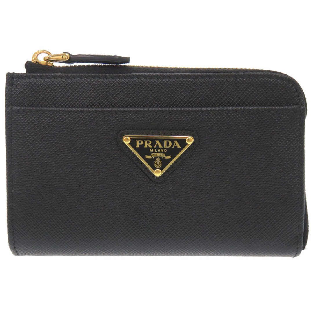 未使用 プラダ レザー ブラック コインケース 財布 黒 1106 PRADA 未使用 プラダ レザー ブラック コインケース 財布 黒 1106 PRADA