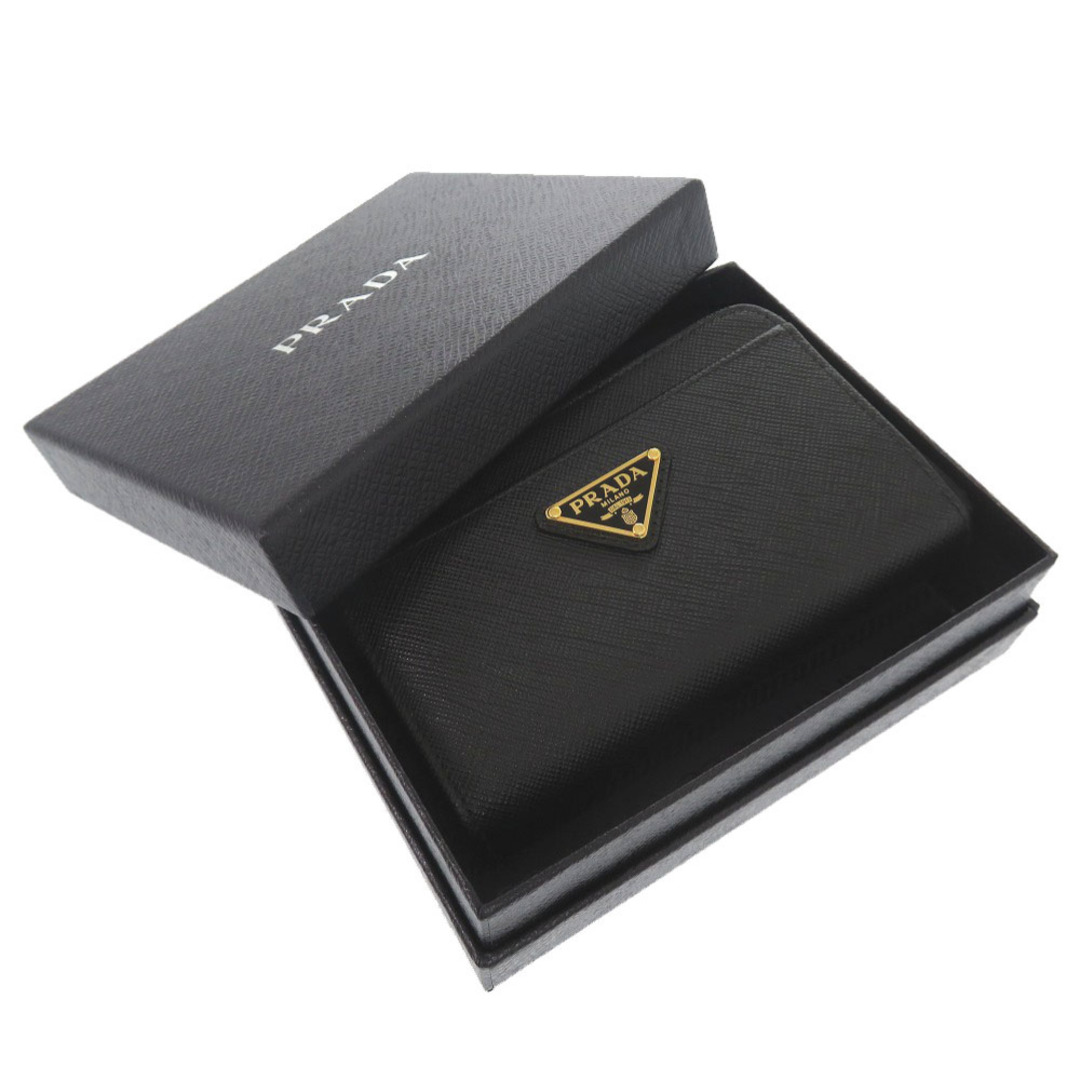 未使用 プラダ レザー ブラック コインケース 財布 黒 1106 PRADA 未使用 プラダ レザー ブラック コインケース 財布 黒 1106 PRADA