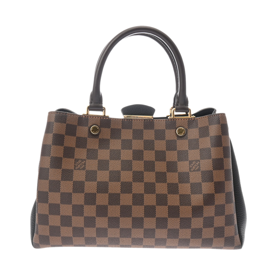 LOUIS VUITTON - ルイヴィトン ダミエ ブリタニー 2WAY ハンドバッグ ブラウン/ノワー