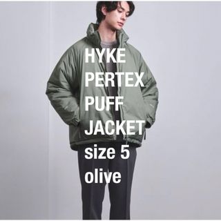 HYKE - 4 HYKE PERTEX PUFF PARKA モンスターパーカー ハイクの HYKE - 4 HYKE PERTEX PUFF PARKA モンスターパーカー ハイクの