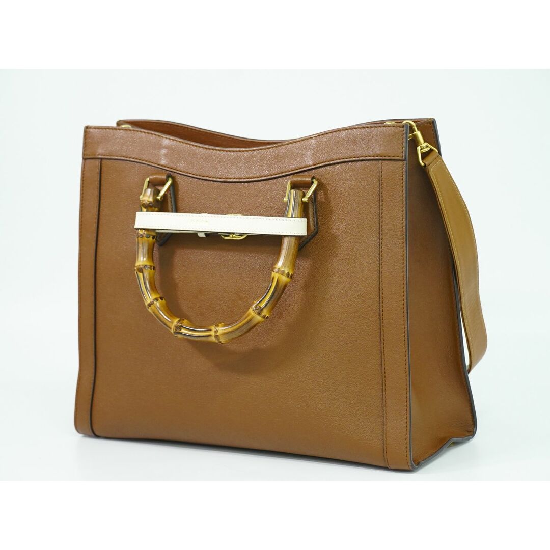 GUCCI - 本物 グッチ GUCCI ダイアナ ミディアム バンブー 2WAY GUCCI - 本物 グッチ GUCCI ダイアナ ミディアム バンブー 2WAY