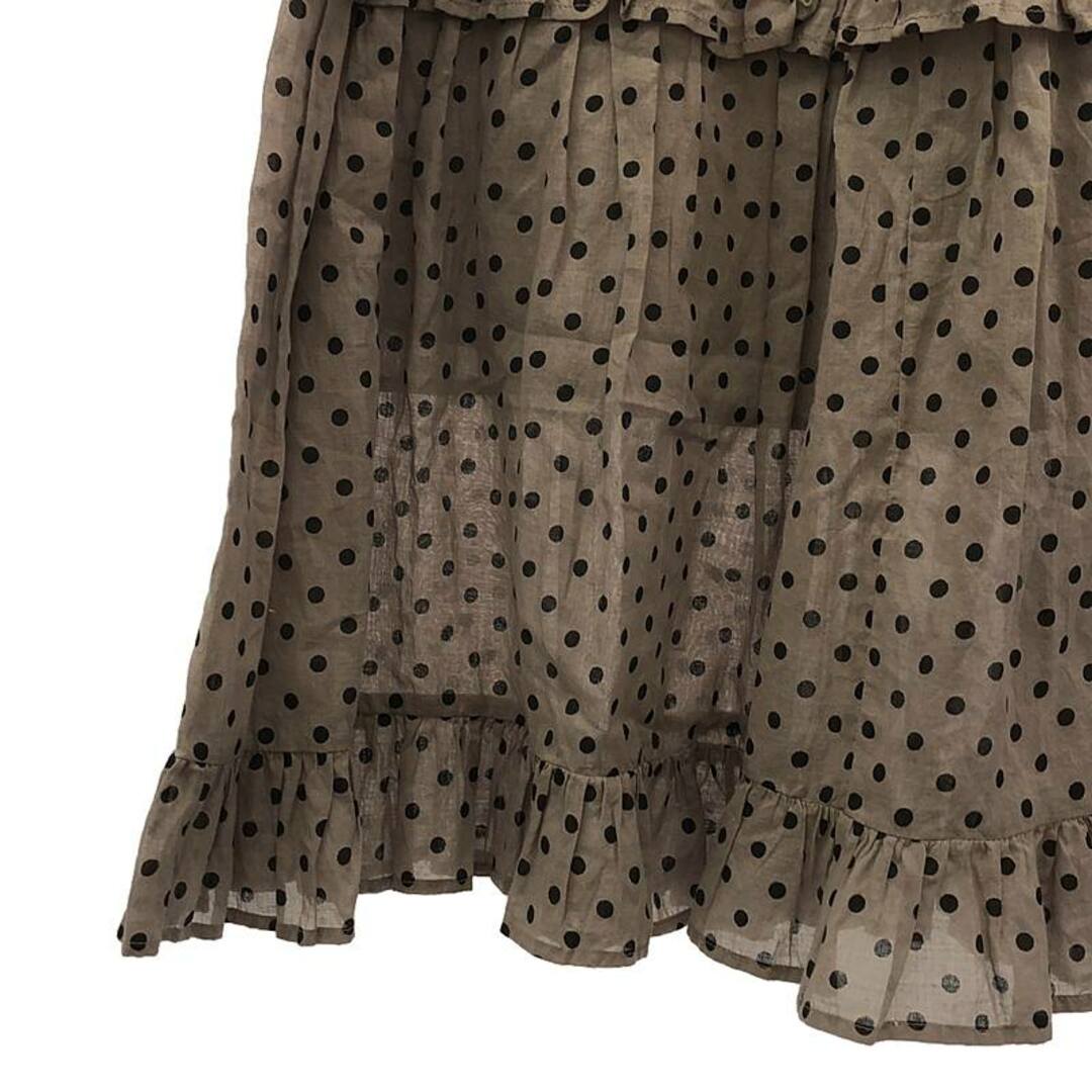 ヌキテパ　コットンボイルドットプリントロングスカート ne Quittez pas - ne Quittez pas / ヌキテパ | Cotton Voile