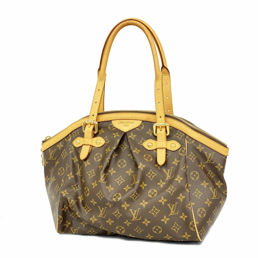 LOUIS VUITTON - 【4tc2142】ルイヴィトン ハンドバッグ モノグラム ティヴォリGM M40144 ブラウン【中古】レディース